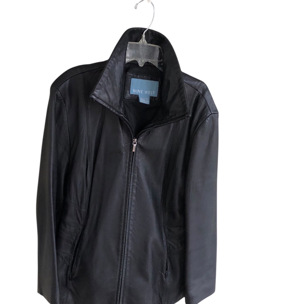 Women’s Vintage Nine West Black Leather  Jacket